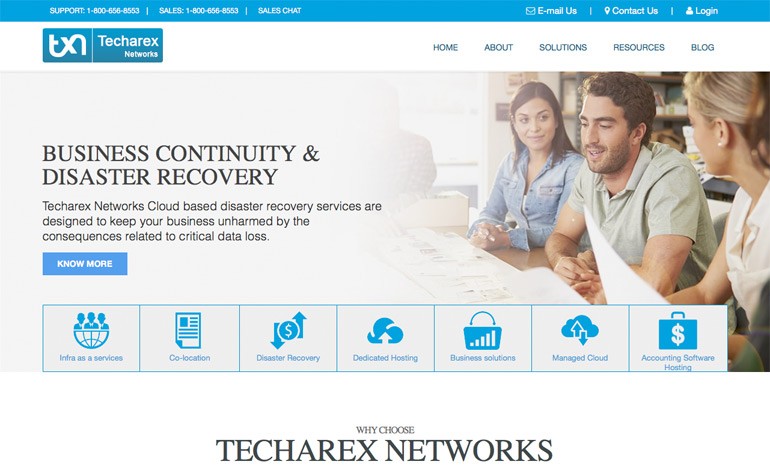 Techarex Networks LLC Cloud Hosting Service