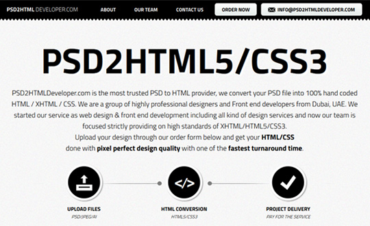 PSD2HTML Developer