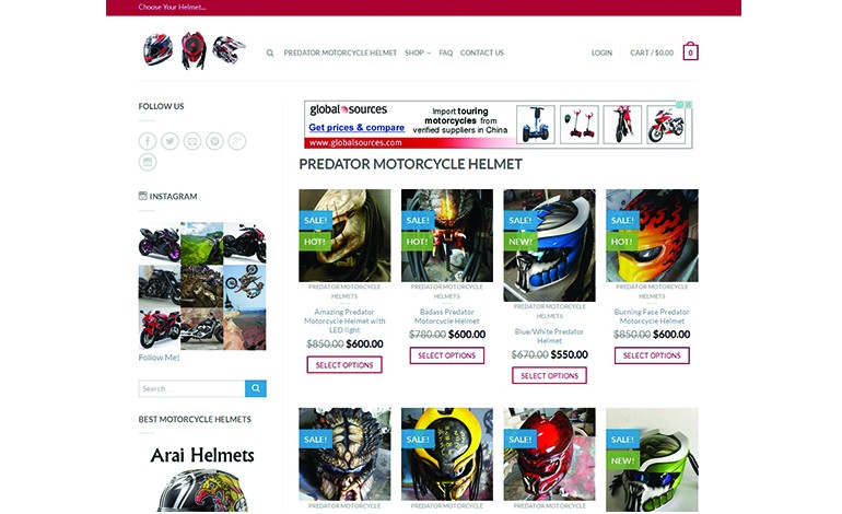 Predator Motorcycle Helmets