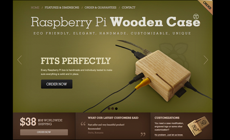 Raspberry Pi Wooden Case