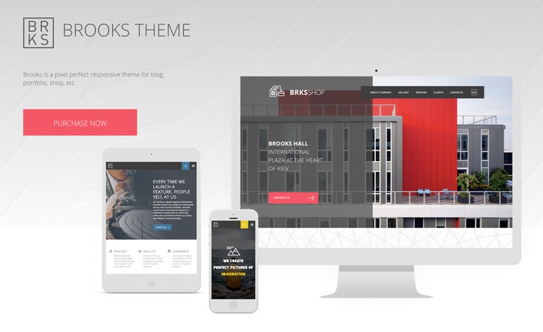 Brooks Creative Multi Purpose WordPress Theme