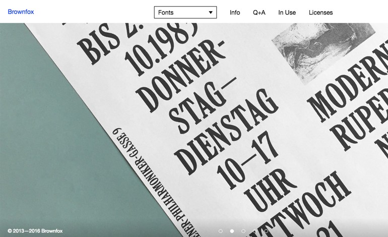 Brownfox Typeface Shop