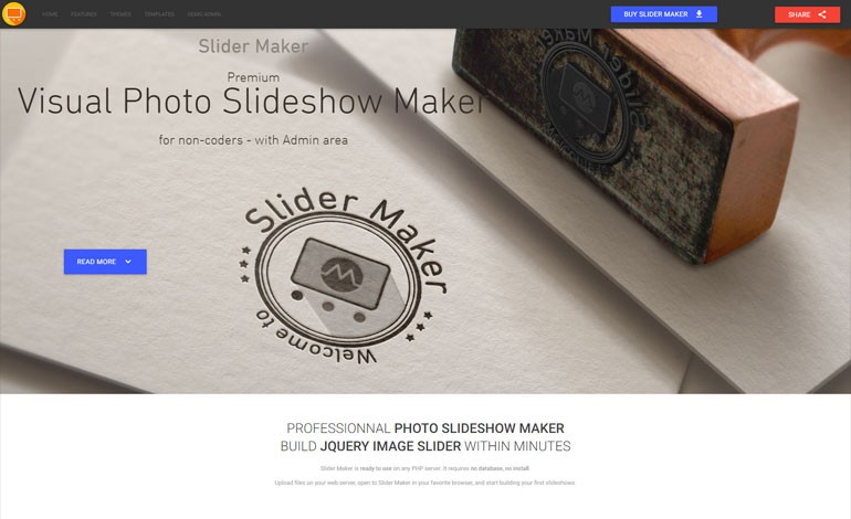 jQuery Photo Slideshow Maker