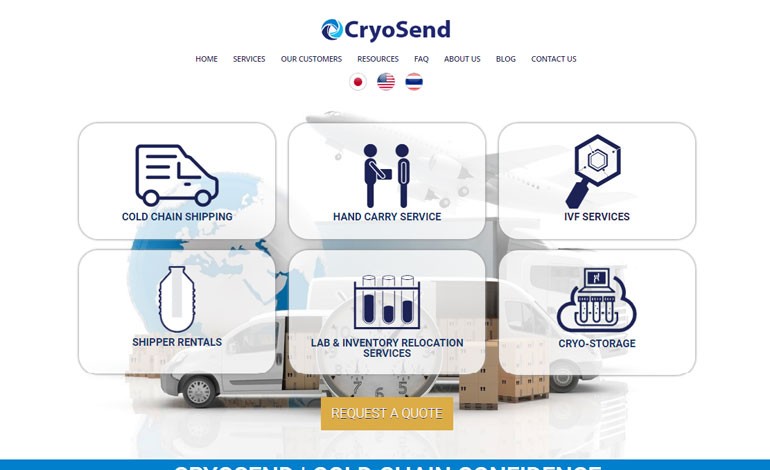 Cryosend