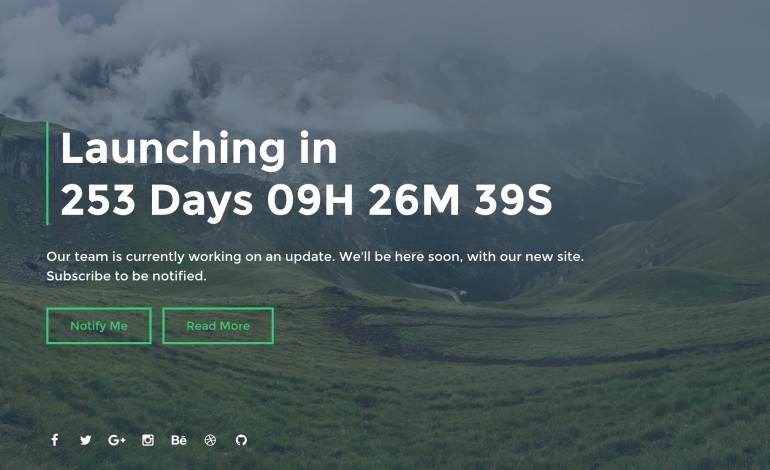 Cap Coming Soon Template