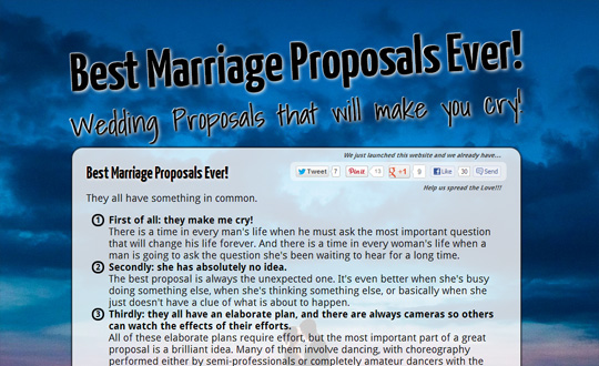 Best Marriage Proposals Ever!