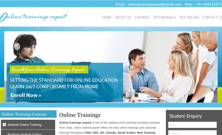 Online Trainings Expert