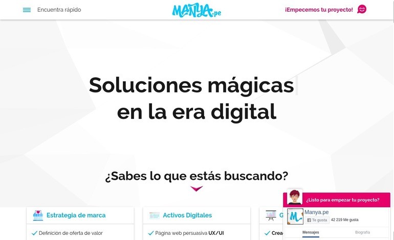 Agencia digital y paginas web creativas