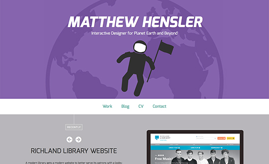 Matthew Hensler Interactive Designer