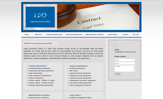 Legal Documents Online