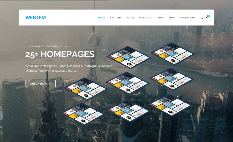 Webtem Multipurpose HTML5 Template