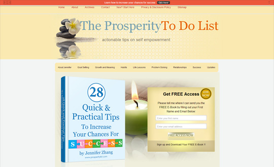 The Prosperity To Do List