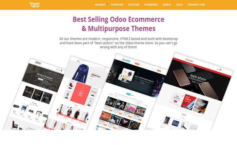 HTML5 Odoo ECommerce  Multipurpose Themes