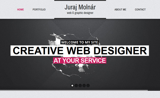 Web designer Juraj Molnár