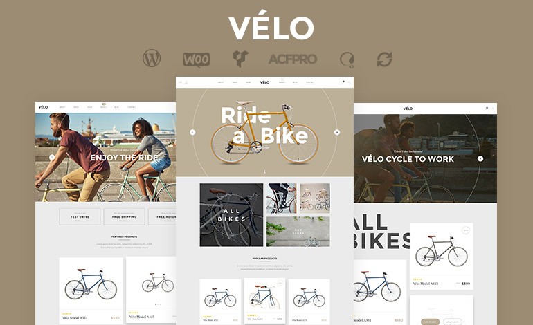 Velo Bike Store Responsive Business Theme