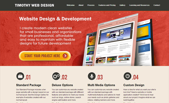 Timothy Web Design Services