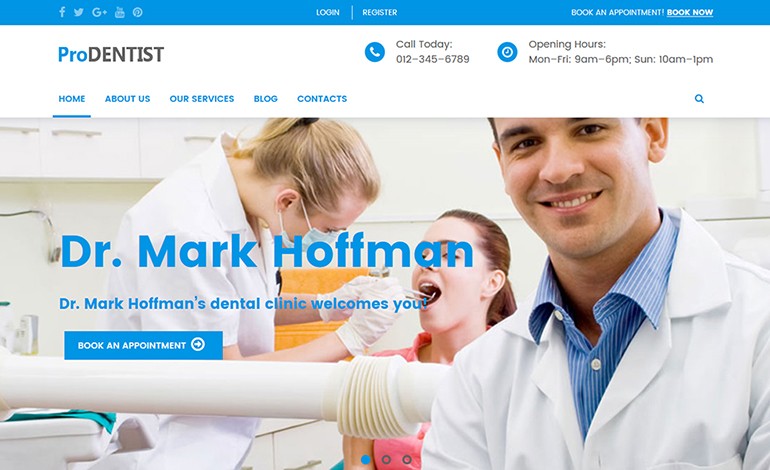 Dentist Medical WordPress Theme