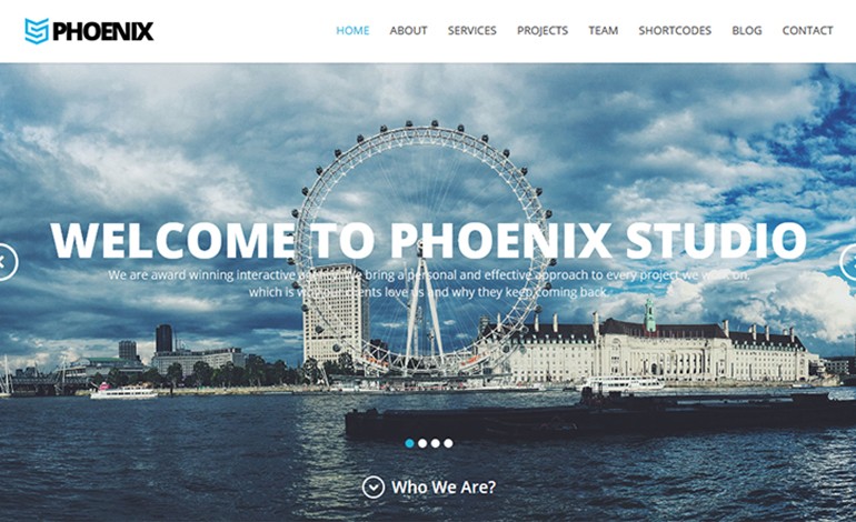  Phoenix Responsive One Page Parallax Template 