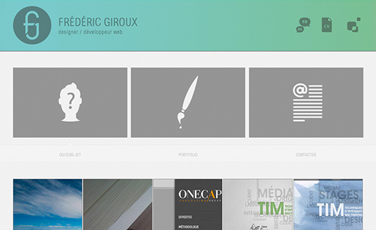 Portfolio of Frédéric Giroux