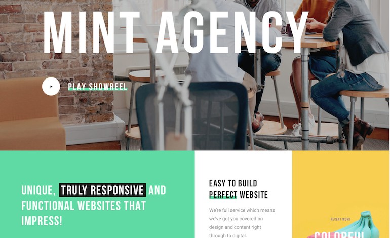 Mint Creative Multi Purpose WordPress Theme