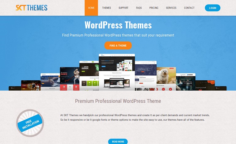 SKT WordPress themes