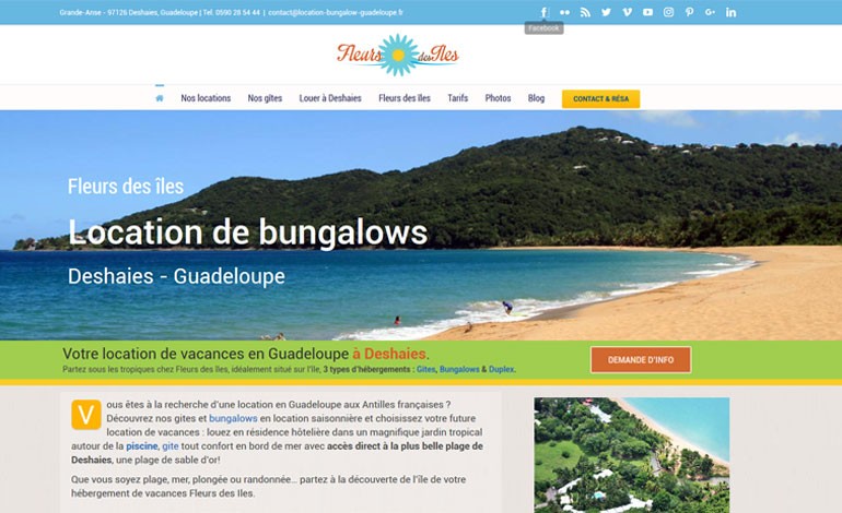 Location Bungalow Guadeloupe FDI