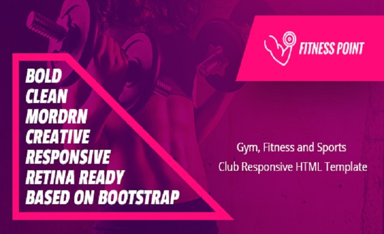Fitness Point Gym Fitness and Sports Club Responsive HTML