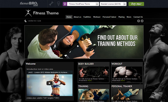 Fitness WordPress Theme