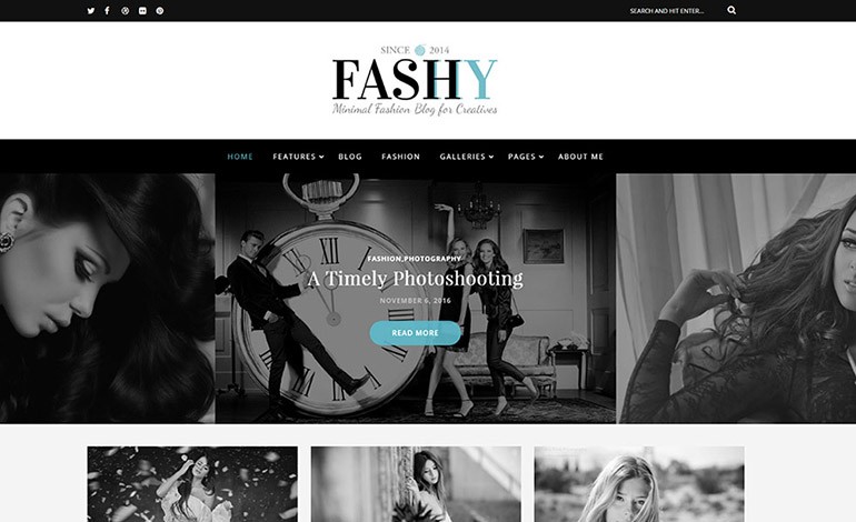 Fashy WordPress Fashion Blog Theme