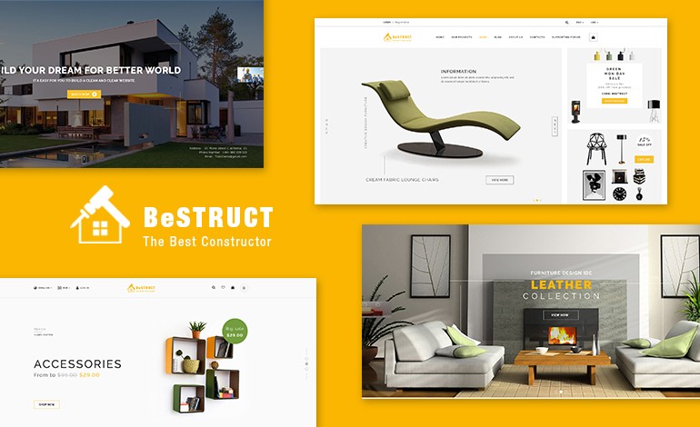 BeStruct Construction and WooCommerce WordPress Theme