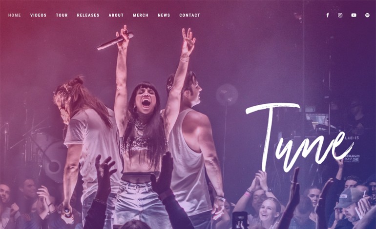 Tune Music WordPress Theme