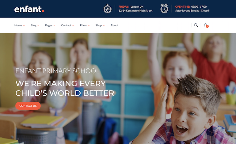 School and Kindergarten WordPress Theme