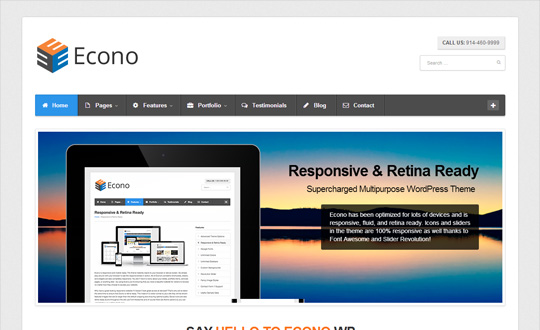 Econo WordPress Theme