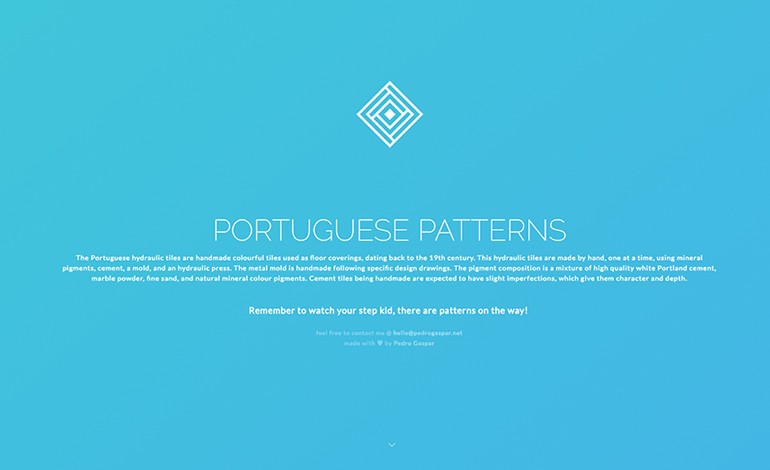 Portuguese Patterns