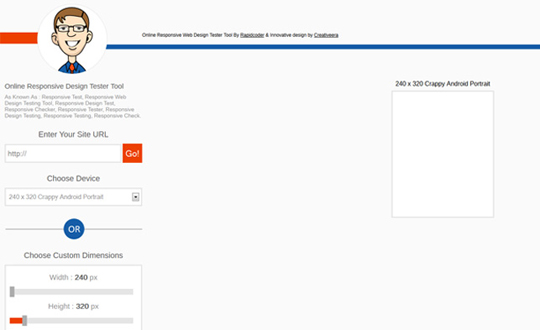 Online Responsive Design Tester Tool