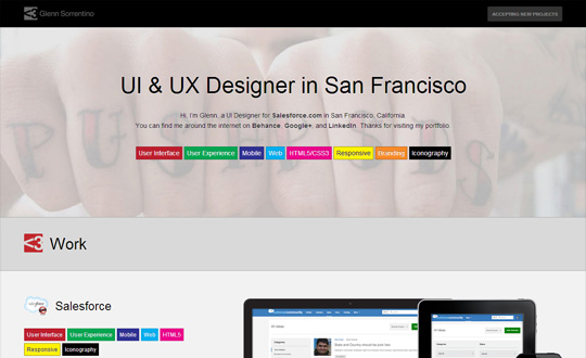 UI & UX Designer Portfolio of Glenn Sorrentino