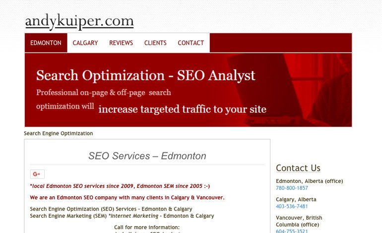 Andy Kuiper SEO Services