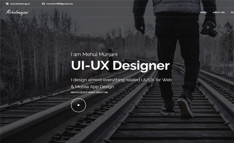 Mehul Munjani UI UX Designer