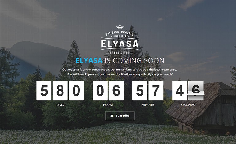 Elyasa Creative Coming Soon Template