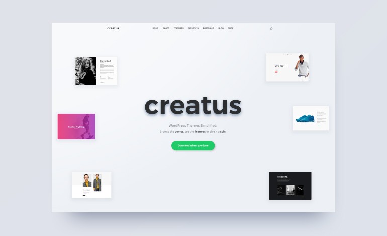 Creatus Ultimate Multipurpose WordPress Theme