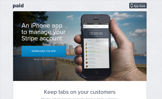 Paid: an iPhone app for your Stripe account