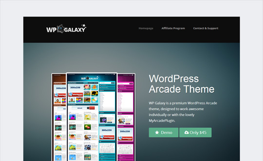 WordPress Galaxy Theme