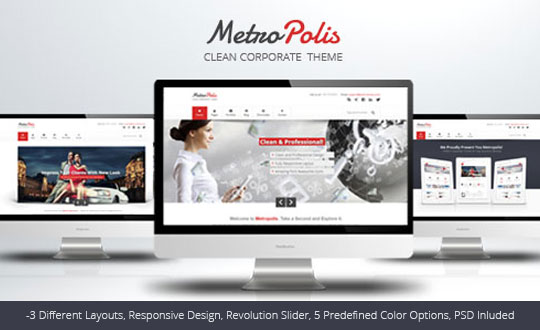 Metropolis Clean Multipurpose Theme