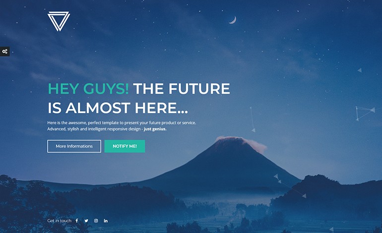 Elysium Responsive Coming Soon Template