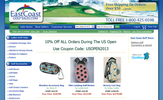 East Coast Golf Sales 