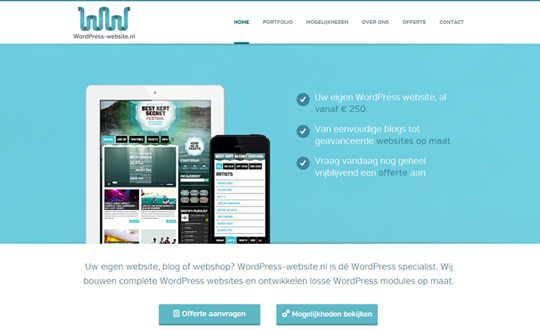 WordPress website