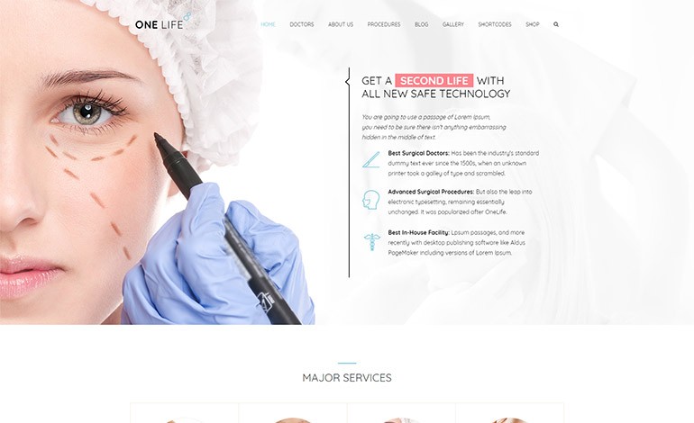 OneLife Medical WordPressTheme