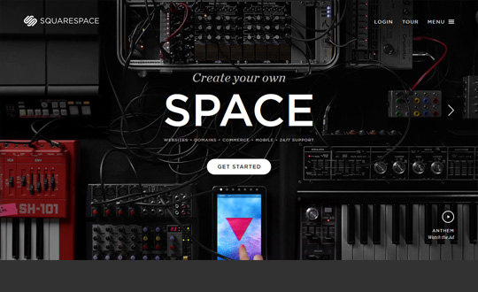 Squarespace Create Your Own Space 