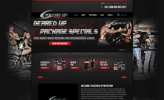 Geared Up Nutrition Bodybuilding Supplements