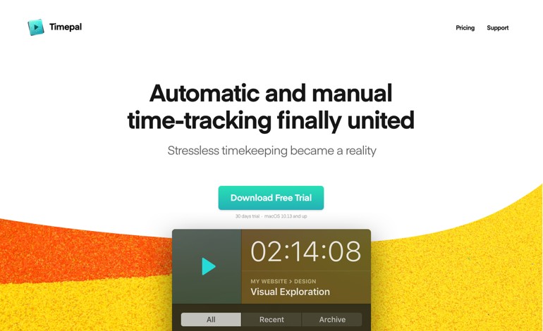 Timepal Automatic Time Tracking